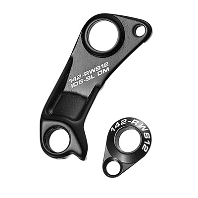 PATTE DE DERAILLEUR ALU MARWI SCOTT GH-181 AVEC CUVETTE D'AXE (VENDU A L'UNITE SUR CARTE)