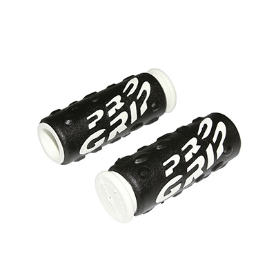 POIGNEE VTT PROGRIP 952 NOIR-BLANC Ø22MM L85MM (PAIRE)