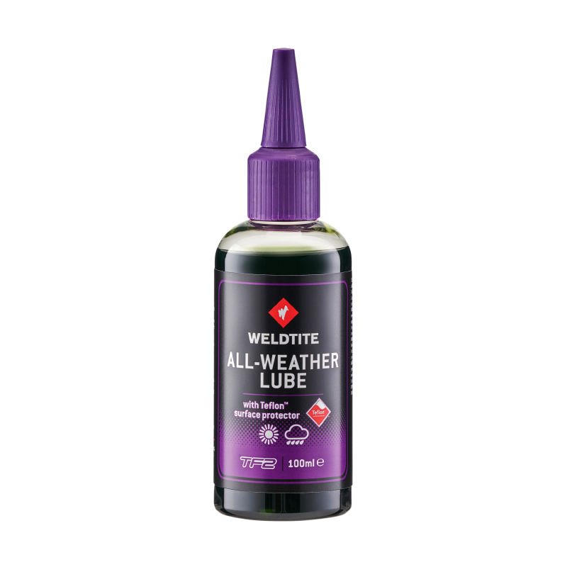 LUBRIFIANT VELO CHAINE WELDTITE TF2 ALL WEATHER PERFORMANCE TOUTES CONDITIONS AU TEFLON  (100ML)