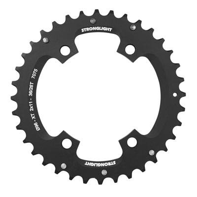 PLATEAU VTT 4BRA D.96 POUR SHIMANO XT M8000-SLX M7000 DOUBLE STRONGLIGHT 36DTS EXTERIEUR NOIR 11V. NON FILETE PLATEAU VTT 4BRA D.96 POUR SHIMANO XT M8000-SLX M7000 DOUBLE STRONGLIGHT 36DTS EXTERIEUR NOIR 11V. NON FILETE