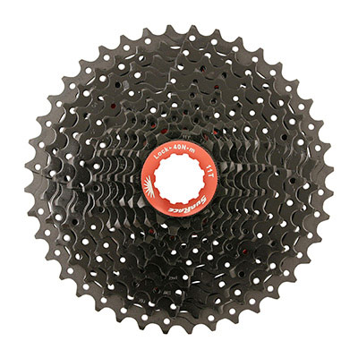 CASSETTE 11V. SUNRACE MS8 11-36 VTT POUR SHIMANO NOIR (LIVRE EN BOITE) (11-12-13-15-17-19-21-24-28-32-36) (2 BLOCS + PIGNONS)