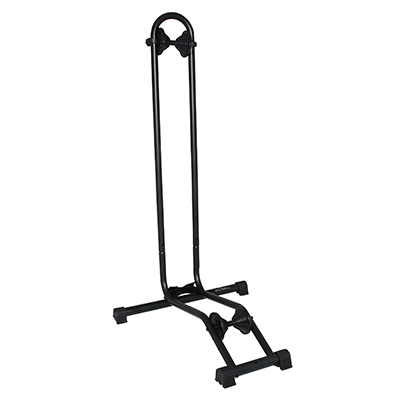 PRESENTOIR-SUPPORT 1 VELO ROOL NOIR SUR ROUE AVANT-ARRIERE COMPATIBLE DE 24" à 29"