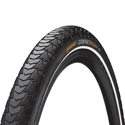 PNEU VTT URBAIN - VAE 27.5 X 1.60 CONTINENTAL CONTACT PLUS NOIR TR (42-584) RENFORT 5MM HOMOLOGUE VAE E50 FLANC REFLEX PNEU VTT URBAIN - VAE 27.5 X 1.60 CONTINENTAL CONTACT PLUS NOIR TR (42-584) RENFORT 5MM HOMOLOGUE VAE E50 FLANC REFLEX