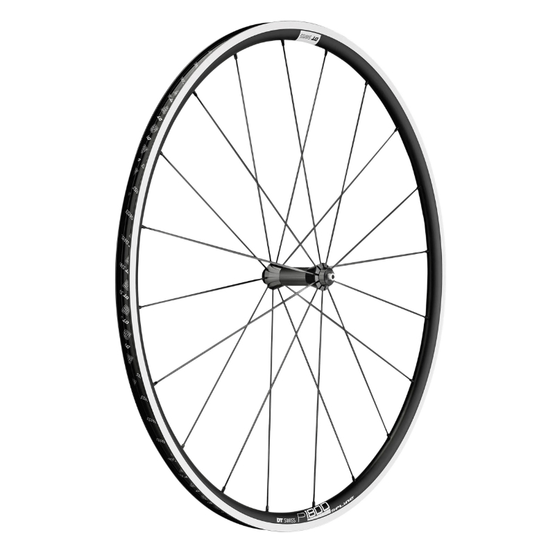 ROUE ROUTE PATIN BLOCAGE 700 DT SWISS P1800-23 PERFORMANCE AVANT NOIR JANTE 19C