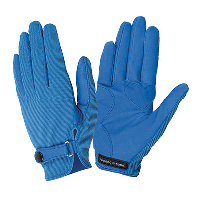 GANTS VELO ADULTE LONG TUCANO EVA BLEU  M  FERMETURE PAR PRESSION (PAIRE)