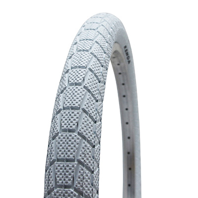 PNEU BMX 20 X 1.95 KENDA SLICK BLANC TR (50-406)