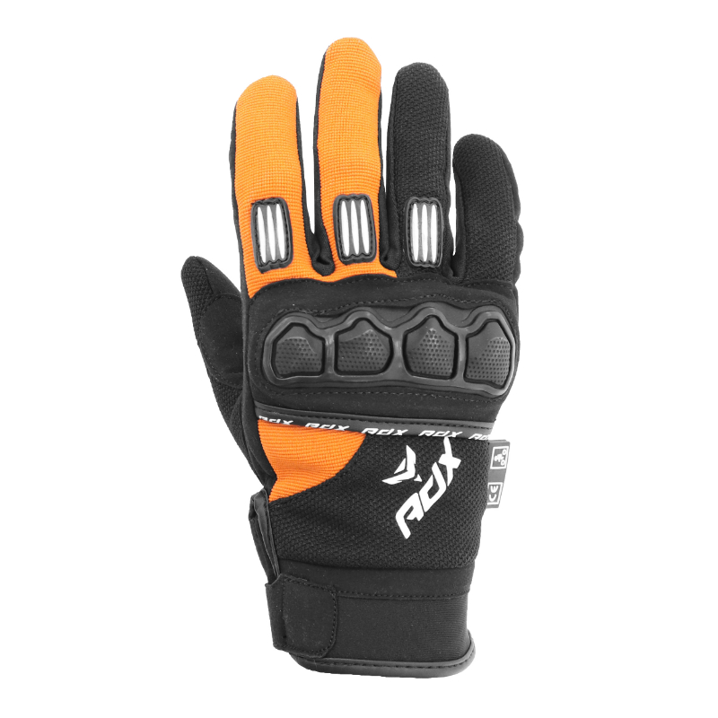 GANTS CROSS ADX TOWN NOIR-ORANGE FLUO  T 6 (XXS)  ENFANT  (HOMOLOGUE EN 13594:2015)