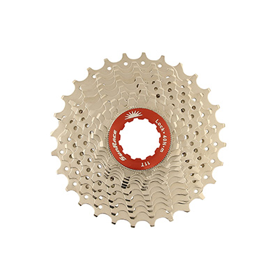 CASSETTE 11V. SUNRACE RX1 11-28 ROUTE POUR SHIMANO (NIVEAU 105) METALLIC ARGENT (LIVRE EN BOITE) (11-12-13-14-15-17-19-21-23-25-28)