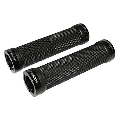 POIGNEE VTT PROGRIP 999 NOIR Ø22MM L125MM AVEC COLLIER CHC (PAIRE)