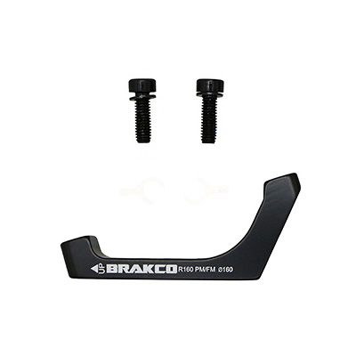 ADAPTATEUR FREIN A DISQUE ROUTE ARRIERE BRAKCO DISQUE 160MM ETRIER POST-MOUNT SUR CADRE FLATMOUNT ADAPTATEUR FREIN A DISQUE ROUTE ARRIERE BRAKCO DISQUE 160MM ETRIER POST-MOUNT SUR CADRE FLATMOUNT