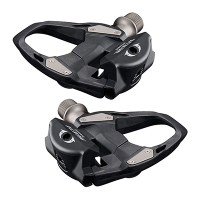 PEDALE ROUTE AUTOMATIQUE SHIMANO 105 R7000 CARBONE SPD-SL AVEC CALES (PAIRE)