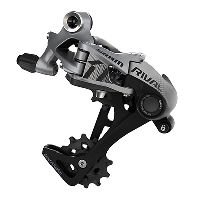 DERAILLEUR ROUTE ARRIERE SRAM 11V. RIVAL CHAPE LONGUE DOUBLE