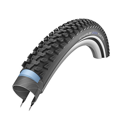 PNEU VTT - VAE 27.5 X 2.10 SCHWALBE MARATHON PLUS MTB CRAMPONS NOIR TR (54-584) RENFORT FLANC REFLEX HOMOLOGUE VAE E50