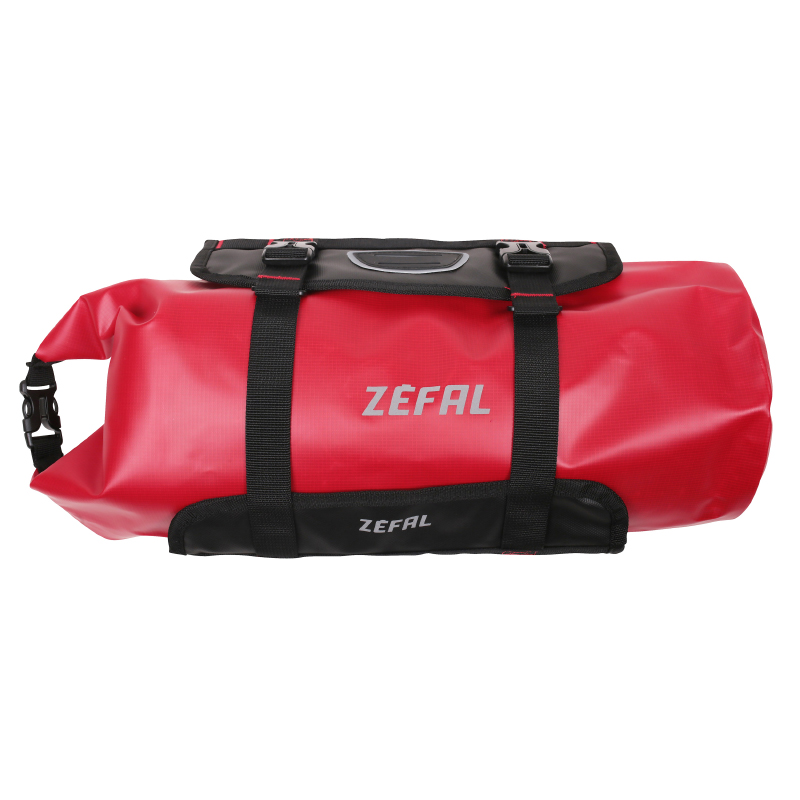 SACOCHE DE CINTRE-GUIDON VELO ZEFAL Z ADVENTURE F10 ROUGE FIXATION VELCROS (LG39CMXD18 - 10LITRES)