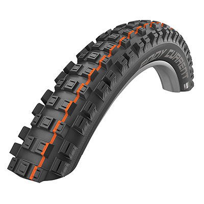 PNEU VTT GRAVITY - VAE 27.5 X 2.80 SCHWALBE EDDY CURRENT REAR ADDIX SUPER GRAVITY NOIR  TUBELESS READY TS (70-584) (650B)HOMOLOGUE VAE E50