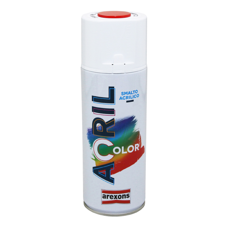 BOMBE DE PEINTURE AREXONS ACRYLIQUE ROUGE TRAFIC RAL 3020 (DUCATI-HONDA-BETA) (AEROSOL 400 ML) (3938)