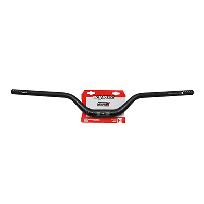 CINTRE VTT RELEVE ERGOTEC RISER BAR ALU NOIR DIAM 31,8MM L 780MM  RELEVE 70MM (HOMOLOGUE NIVEAU 6)