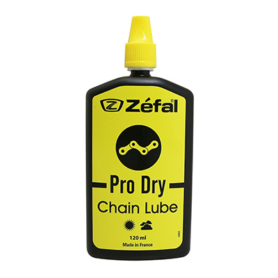 LUBRIFIANT VELO CHAINE ZEFAL SECHE DRY LUBE CONDITION SECHE OU POUSSIEREUSE (BURETTE 125ML)