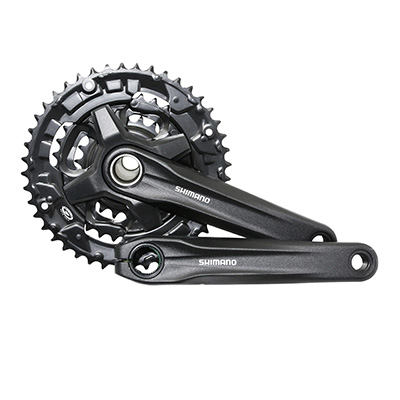 PEDALIER VTT SHIMANO  9V. MT210 175MM 44-32-22  INTEGRE