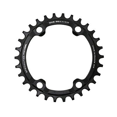 PLATEAU VTT 4BRA D.64 TA CHINOOK 22DTS INTERIEUR DOUBLE NOIR ALU POUR SHIMANO - SRAM - RACE FACE - FSA 10-11V.