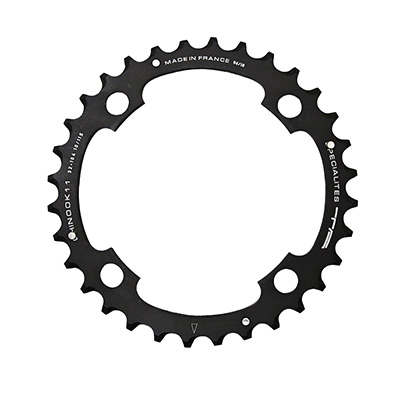 PLATEAU VTT 4BRA D.104 TA CHINOOK TRIPLE 44DTS EXTERIEUR NOIR ALU POUR SHIMANO - SRAM - RACE FACE - FSA 10-11V.