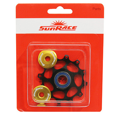 GALET DERAILLEUR SUNRACE 12 DENTS CERAMIC POUR DERAILLEUR 12-11-10V.  MS30-MX60-MZ80 (VENDU A L'UNITE)