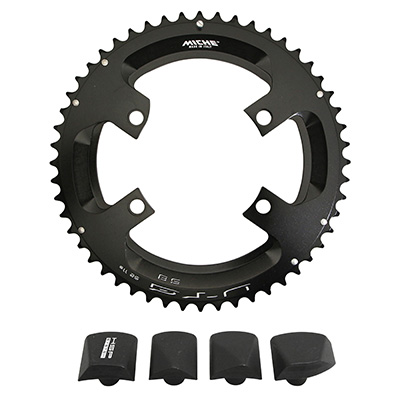 PLATEAU ROUTE 4BRA D.110 POUR SHIMANO ULTEGRA R8000 - R8050 MICHE 52DTS EXTERIEUR NOIR 11V.