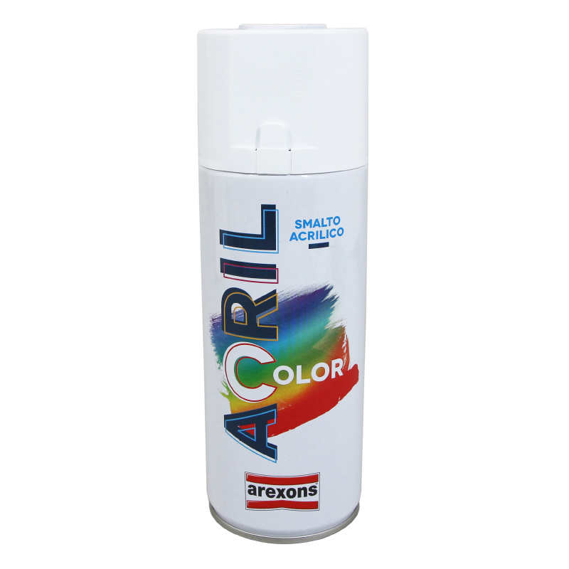 BOMBE DE PEINTURE AREXONS ACRYLIQUE BLANC MAT (AEROSOL 400 ML) (3960)