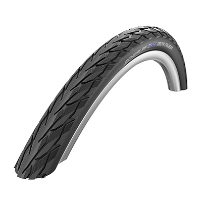 PNEU CITY 650 X 35A SCHWALBE DELTA CRUISER NOIR TR RENFORT K-GUARD (26 X 1 3-8) (37-590)