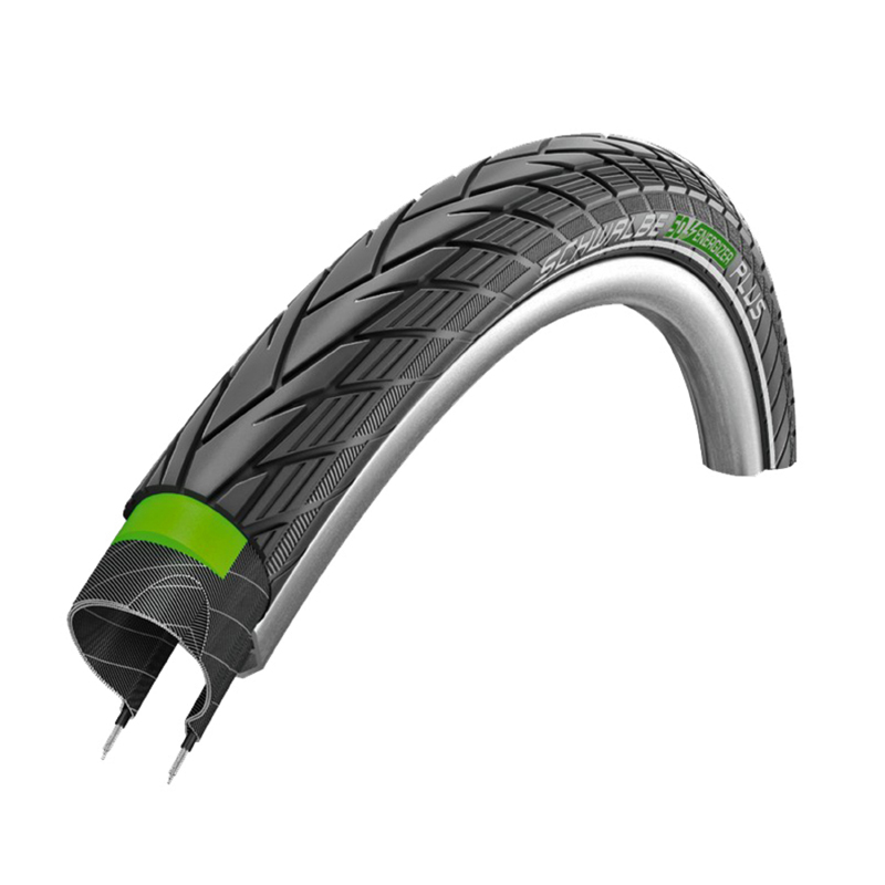 PNEU VTC - VAE URBAIN 700 X 47 (29 X 1,75) SCHWALBE ENERGIZER PLUS NOIR TR (47-622) RENFORT 5MM FLANC REFLEX HOMOLOGUE VAE E50