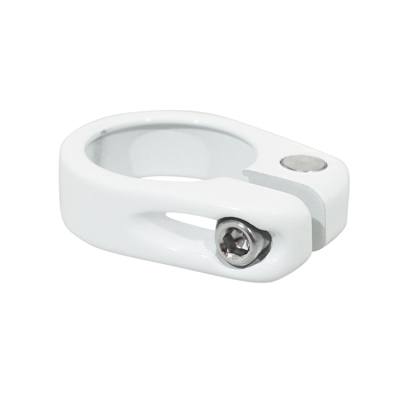 COLLIER SERRAGE TIGE DE SELLE CHC NEWTON ALU BLANC DIAM. 28,6MM