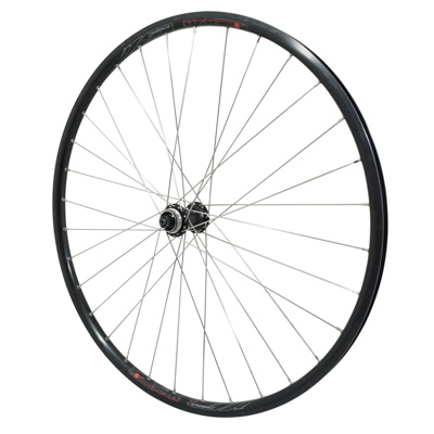 ROUE VTC DISQUE BLOCAGE 700 X 35 - 28" ER20 AVANT NOIR MOYEU SHIMANO ACERA QC400 CENTERLOCK RAYON INOX JANTE 19C 32 RAYONS