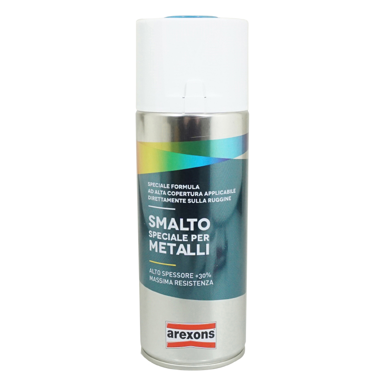 BOMBE DE PEINTURE AREXONS SMALTO SPECIAL METAL BRILLANT BLEU RAL 5012 AEROSOL 400 ML (3206)