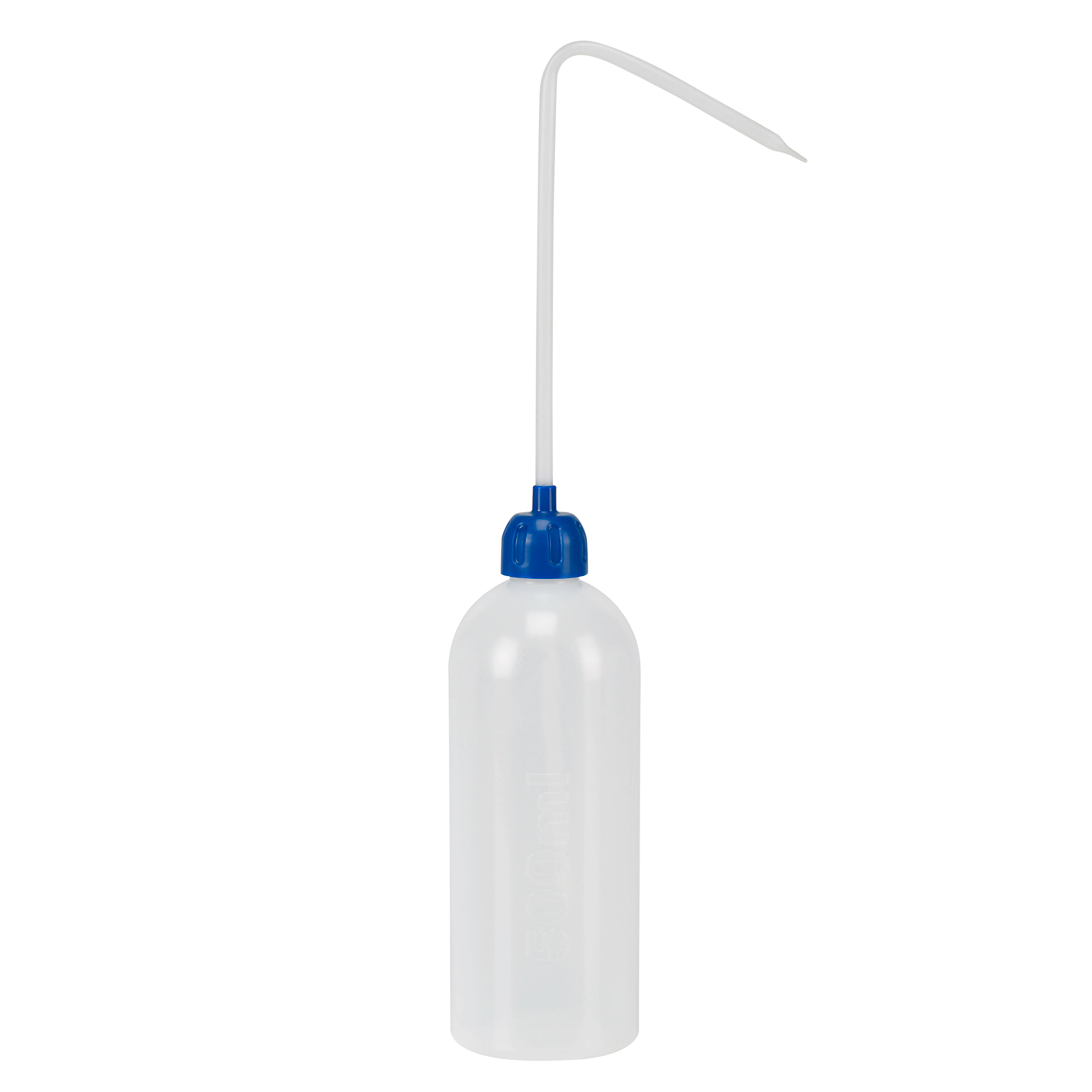 FLACON-BURETTE LABORATOIRE PRESSOL EN POLYETHYLENE TRANSPARENT  500ML  AVEC BEC RIGIDE (VENDU A L'UNITE)