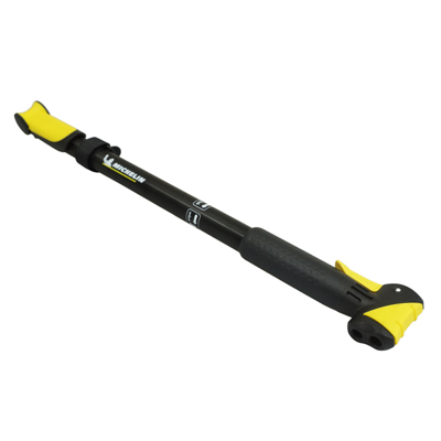 POMPE ROUTE-VTT MICHELIN ALU NOIR 8 BARS LONG 440MM AVEC POIGNEE ORIENTABLE VS-VP