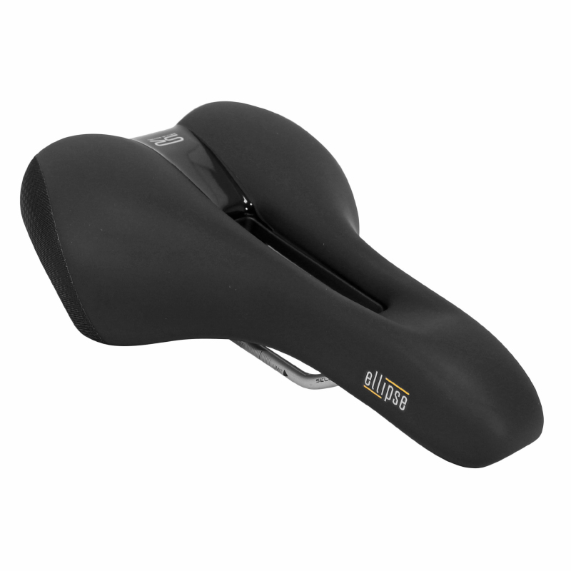 SELLE ROYAL ELLIPSE TREKKING AVEC TROU CENTRAL MODERATE NOIR 276X180MM  474G