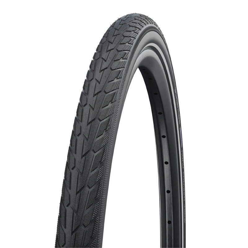 PNEU VTT URBAIN 26 X 1.75 SCHWALBE ROAD CRUISER HS484 NOIR TR (47-559) FLANC REFLEX