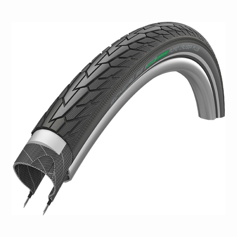 PNEU VTC URBAIN 700 X 35 SCHWALBE ROAD CRUISER PLUS NOIR TR (37-622)  RENFORT PUNCTURE-GUARD