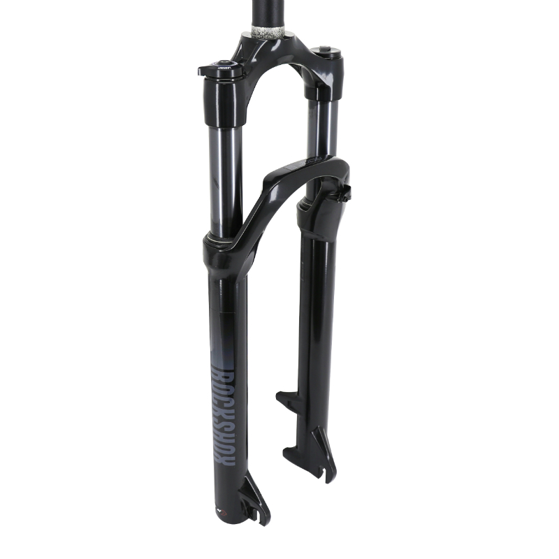 FOURCHE VTT 27.5 " ROCKSHOX JUDY SILVER TK NOIR SOLO AIR POUR FREIN A DISQUE PIVOT LISSE 1"1-8-28,6 EXTERIEUR DEB. 100MM - POUR BLOCAGE RAPIDE