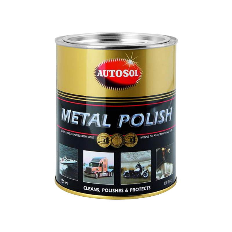 POLISH METAL AUTOSOL (POT 750 ML) (POLI TOUT METAL : ALU, INOX, ACIER...) (MADE IN GERMANY - QUALITE PREMIUM)