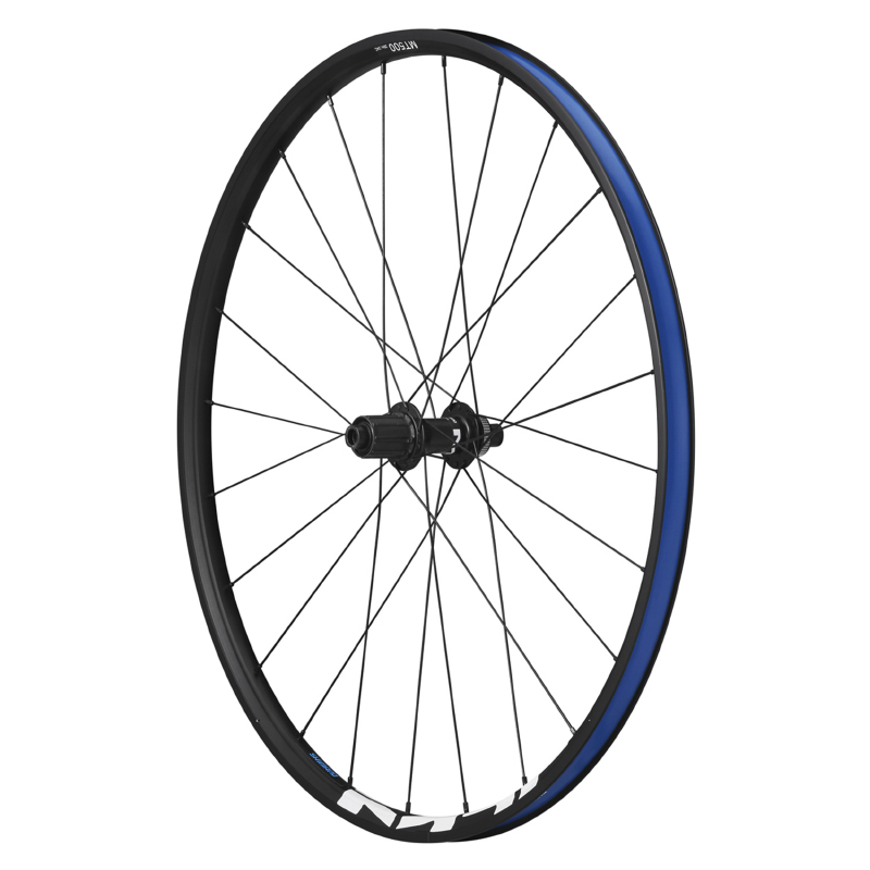 ROUE VTT DISQUE 27.5" SHIMANO MT500 BOOST CENTERLOCK ARRIERE CASSETTE 9-10-11V NOIR AXE TRAVERSANT 12-148 JANTE 24C