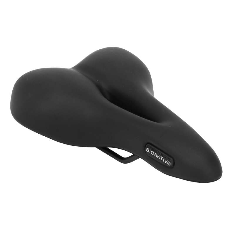 SELLE SAN MARCO BIOAKTIVE TREKKING OPEN MEMOIRE DE FORME UNISEX NOIR ATHLETIC RAIL ACIER 415G 188X273MM (SUR CARTE)