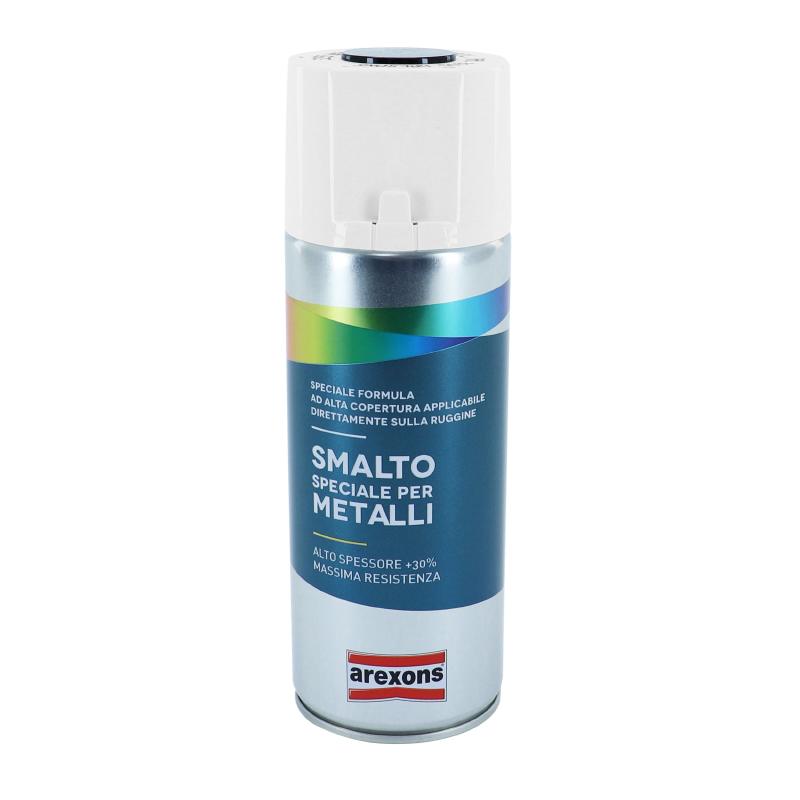 BOMBE DE PEINTURE AREXONS SMALTO SPECIAL METAL BRILLANT NOIR INTENSE AEROSOL 400 ML (3293)