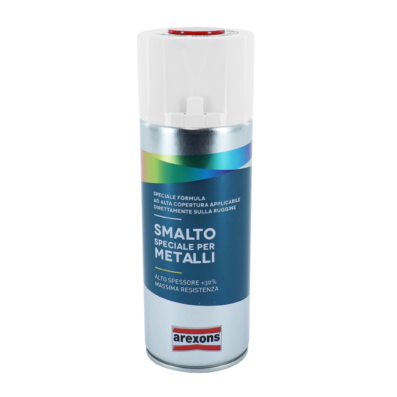 BOMBE DE PEINTURE AREXONS SMALTO SPECIAL METAL BRILLANT ROUGE TRAFIC RAL 3020 AEROSOL 400 ML (3815)