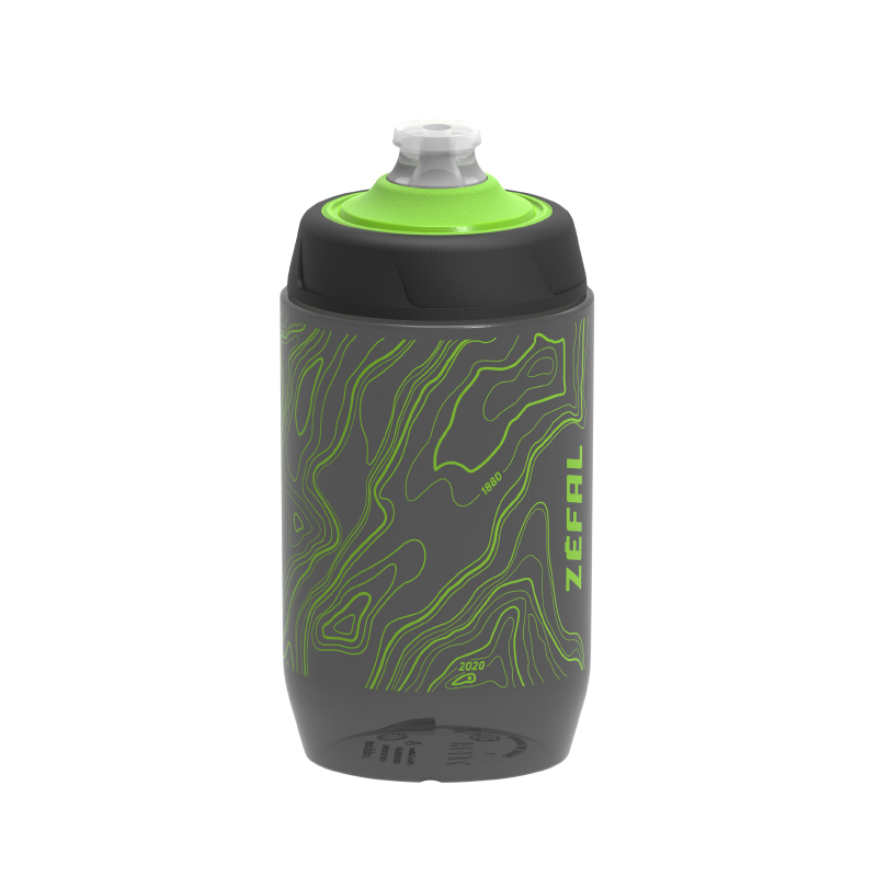 BIDON ZEFAL SENSE PRO 50 NOIR-VERT 500ML (BOUCHON SECURITE ANTI-GOUTTE)