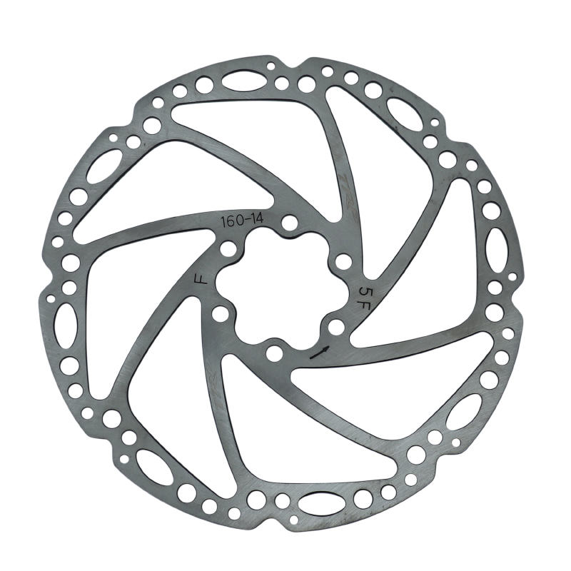 DISQUE DE FREIN VTT 6 TROUS BRAKCO BRAKE 160MM ARGENT