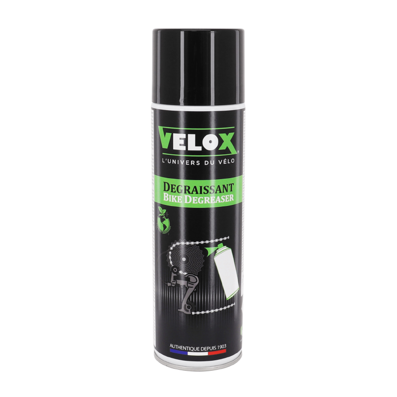 DEGRAISSANT VELO VELOX BIO CASSETTE ET CHAINE (AEROSOL 400ML) - BIODEGRADABLE