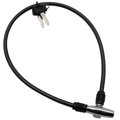 ANTIVOL VELO CABLE A CLE P2R DIAM 5MM L 65CM