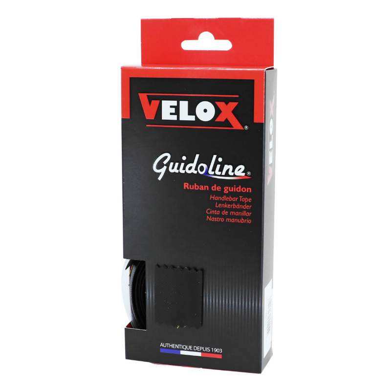 RUBAN DE GUIDON - CINTRE VELOX HIGH GRIP 1.5MM NOIR - GUIDOLINE