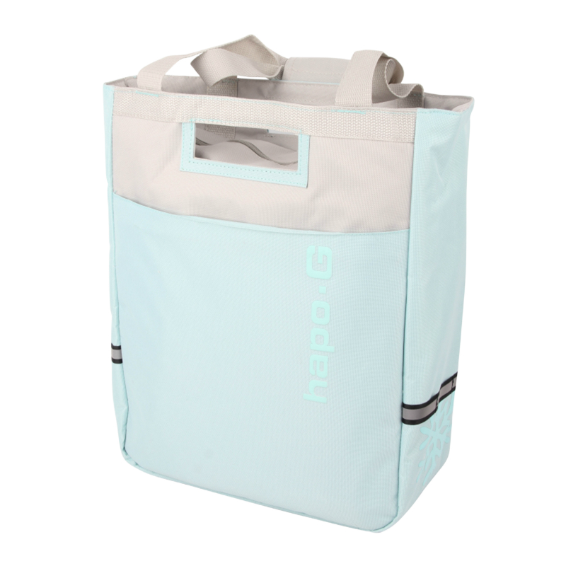 SACOCHE ARRIERE VELO LATERALE ISOTHERM BLEU ICE FIXATION PORTE BAGAGE SUR CROCHET HOOK